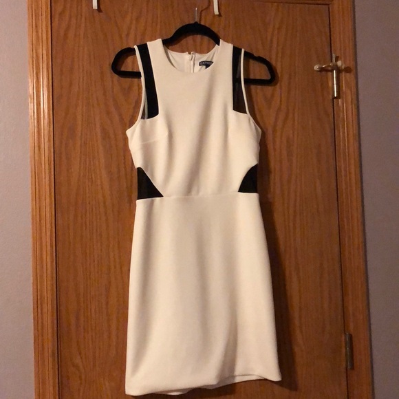 Express Dresses & Skirts - White and black sleeveless dress